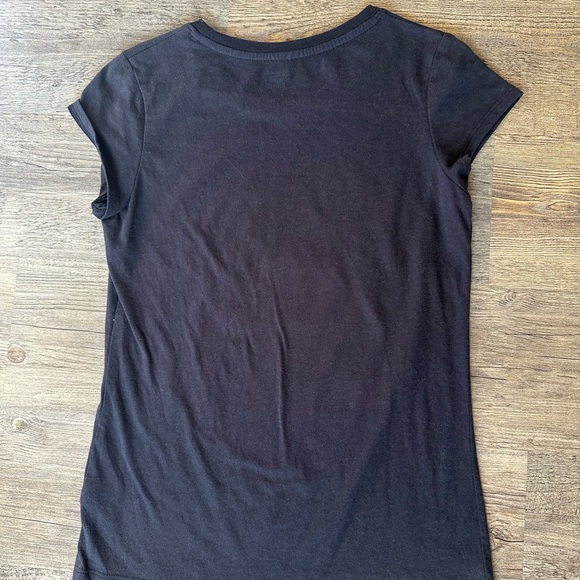 Disney Black and Pink Glitter Kids T-Shirt - Picture 3 of 3